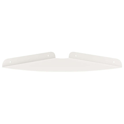 Flytande hylla med hylla med lagring 4 pcs Vit 24 x 24 x 2 cm