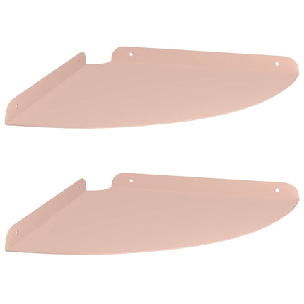 Flytande hylla med hylla med lagring 2 pcs Rosa 30 x 30 x 2 cm