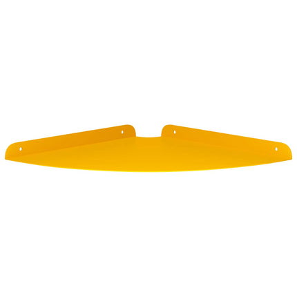Flytande hylla med hylla 2 pcs Senapsgul 30 x 30 x 2 cm