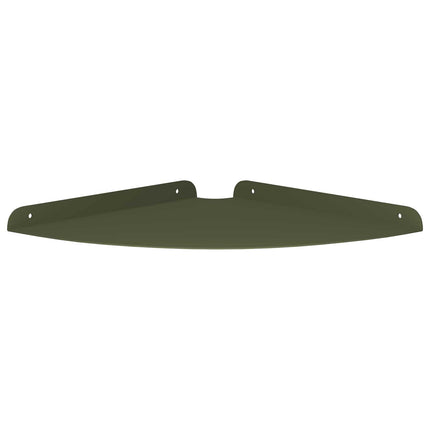 Flytande hylla med hylla 4 pcs Olivgrön 30 x 30 x 2 cm