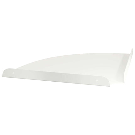 Flytande hylla med hylla med lagring 2 pcs Vit 30 x 30 x 2 cm