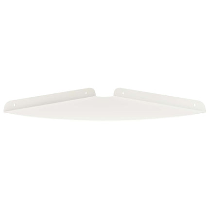 Flytande hylla med hylla med lagring 4 pcs Vit 30 x 30 x 2 cm