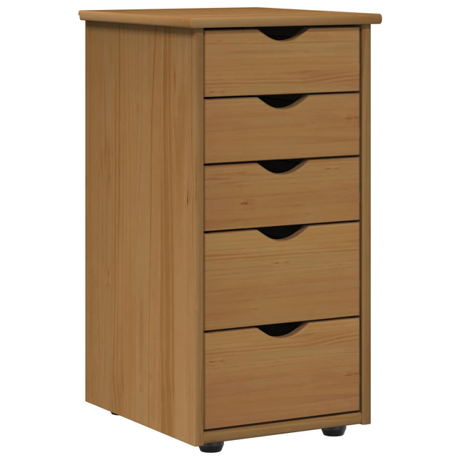 Skåp 34 x 39 x 61,5 cm Massiv furu Honung brun