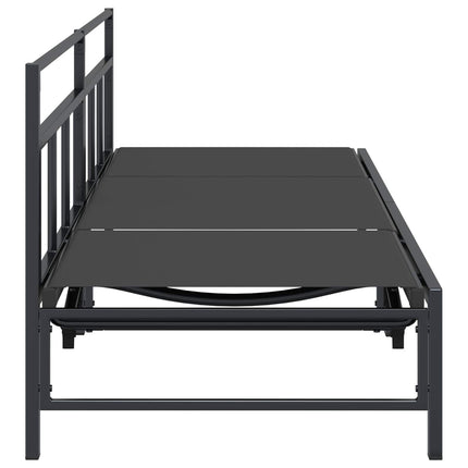 Solstol Svart 200 x 62 x 59,5 cm Textilene