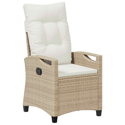 Trädgård Stol 2 pcs Beige och gräddfärgad 56 x 60 x 112 cm
