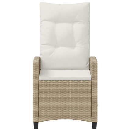 Trädgård Stol 2 pcs Beige och gräddfärgad 56 x 60 x 112 cm