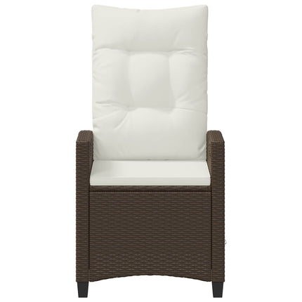 Fällbar trädgårdstol Brun och Kräm 56 x 60 x 112 cm