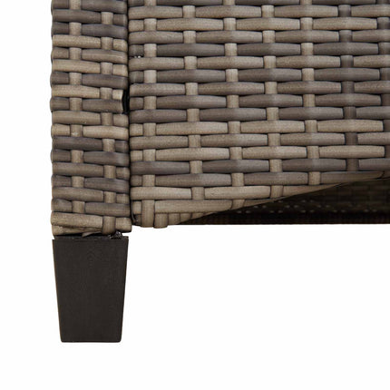 Trädgårdsbänk med kudde 105 x 60 x 112 cm stål