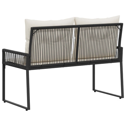 Utomhusbänk 2 -Seater 4 st 110 x 59 x 82 cm konstrotting