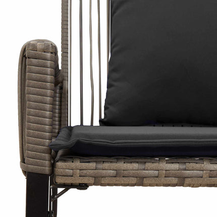 Utomhusbänk 2 -Seater 4 st 110 x 59 x 82 cm konstrotting