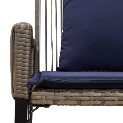 Utomhusbänk 2 -Seater 4 st 110 x 59 x 82 cm konstrotting