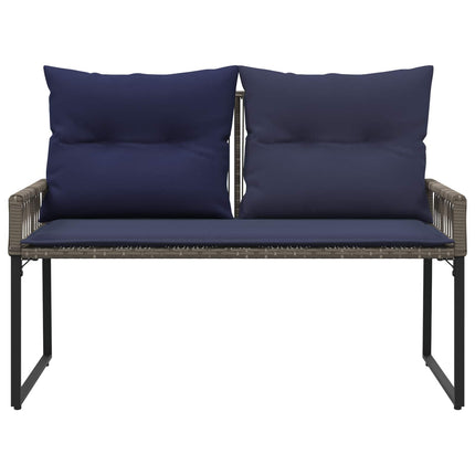 Utomhusbänk 2 -Seater 4 st 110 x 59 x 82 cm konstrotting