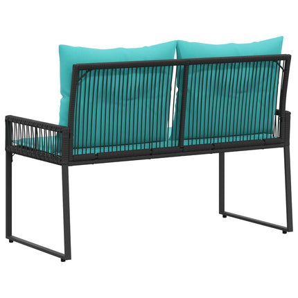 Utomhusbänk 2 -Seater 4 st 110 x 59 x 82 cm konstrotting