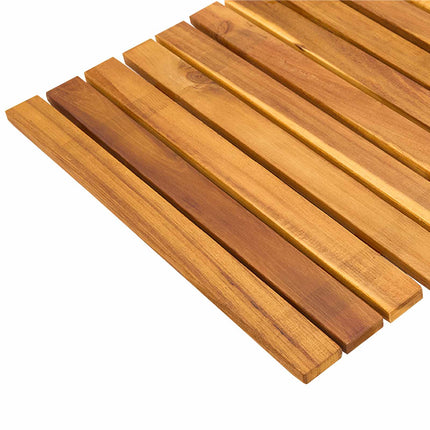 Trädgårdsgång 3 st Naturlig 200 x 40 cm Massivt Akaciaträ