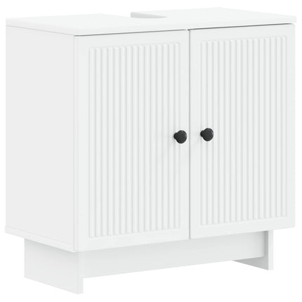 Badrumsskåp med handfat UTRECHT Vit 59,5 x 31,5 x 59 cm