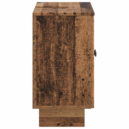 Badrumsskåp med handfat EDE Gammalt trä 59,5 x 31,5 x 59 cm