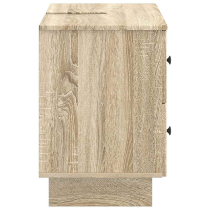 Badrumsskåp med handfat EDE Sonoma-ek 82 x 41 x 59 cm