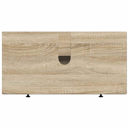 Badrumsskåp med handfat EDE Sonoma-ek 82 x 41 x 59 cm
