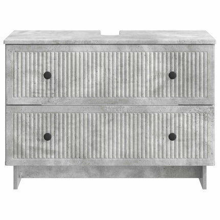 Badrumsskåp med handfat EDE Betonggrå 82 x 41 x 59 cm