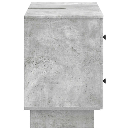 Badrumsskåp med handfat EDE Betonggrå 82 x 41 x 59 cm