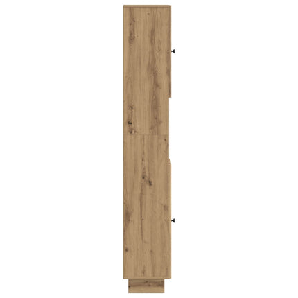 Badrumsskåp med Öppen Hylla EDE Artisan-ek 30 x 31 x 190 cm