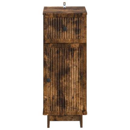 Badrumsskrubb EDE Rökt ek 30 x 31 x 80 cm Konstruerat trä