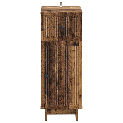 Badrumsskrubb EDE Gammalt trä 30 x 31 x 80 cm Konstruerat trä