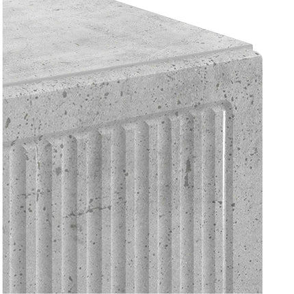 Badrumsskrubb EDE Betonggrå 59,5 x 31 x 80 cm Konstruerat trä