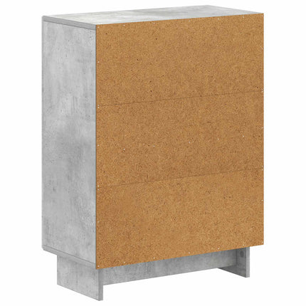 Badrumsskrubb EDE Betonggrå 59,5 x 31 x 80 cm Konstruerat trä