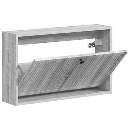 Väggmonterad skoskåp EDE 71 x 17 x 43 cm Konstruerat trä