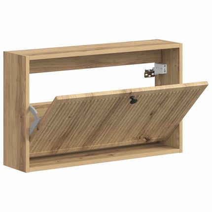 Väggmonterad skoskåp EDE 71 x 17 x 43 cm Konstruerat trä