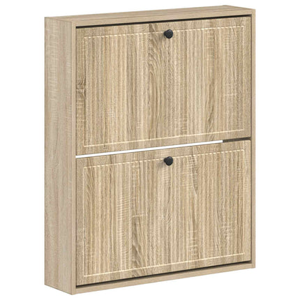 Väggmonterad skoskåp EDE 71 x 17 x 86 cm Konstruerat trä