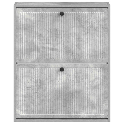 Väggmonterad skoskåp EDE 71 x 17 x 86 cm Konstruerat trä