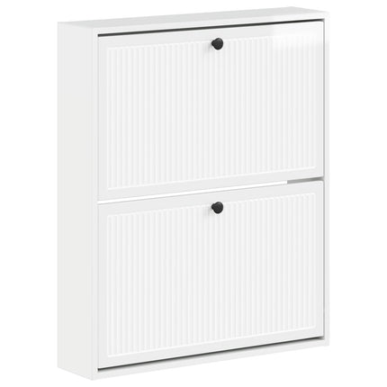 Väggmonterad skoskåp EDE 71 x 17 x 86 cm Konstruerat trä