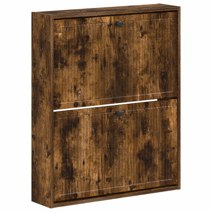 Väggmonterad skoskåp EDE 71 x 17 x 86 cm Konstruerat trä