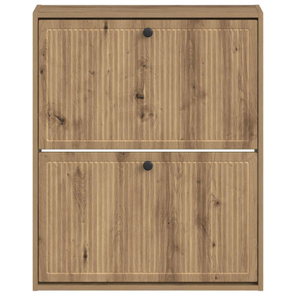 Väggmonterad skoskåp EDE 71 x 17 x 86 cm Konstruerat trä