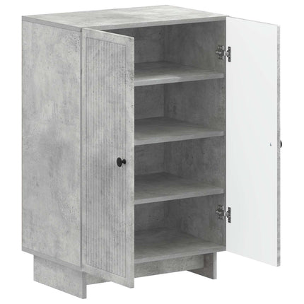 Skoskåp EDE 59,5 x 39,5 x 90 cm Konstruerat trä Betonggrå