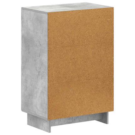 Skoskåp EDE 59,5 x 39,5 x 90 cm Konstruerat trä Betonggrå