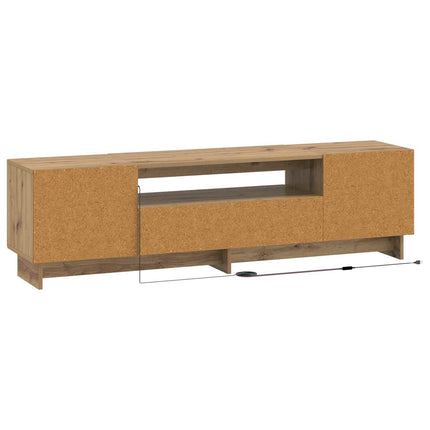 LED TV-skåp Artisan-ek Konstruerat trä