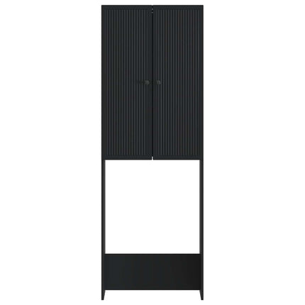 Toalett skåp EDE Svart 66 x 25,5 x 190 cm Konstruerat trä