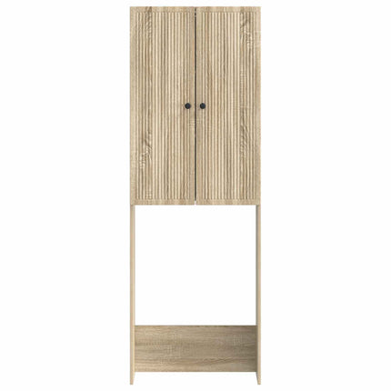 Toalett skåp EDE Sonoma-ek 66 x 25,5 x 190 cm Konstruerat trä