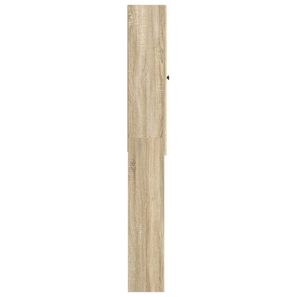 Toalett skåp EDE Sonoma-ek 66 x 25,5 x 190 cm Konstruerat trä