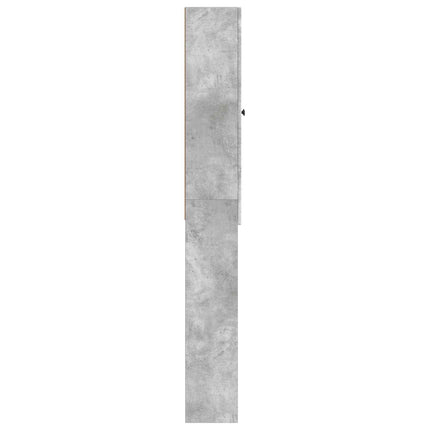 Toalett skåp EDE Betonggrå 66 x 25,5 x 190 cm Konstruerat trä