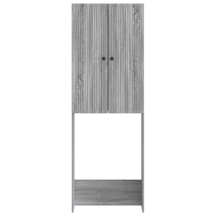 Toalett skåp EDE Grå Sonoma 66 x 25,5 x 190 cm Konstruerat trä