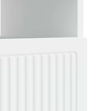 LED TV-skåp Vit Konstruerat trä