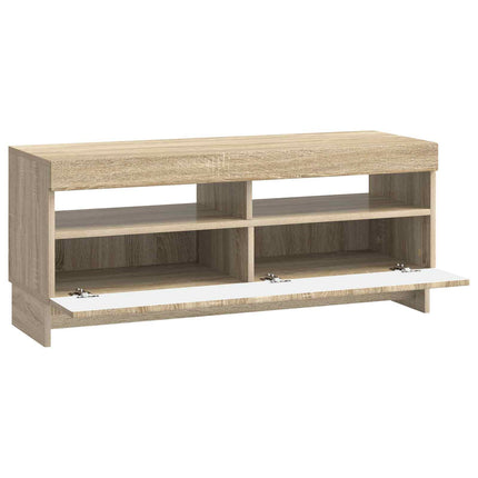 LED TV-skåp Sonoma-ek Konstruerat trä