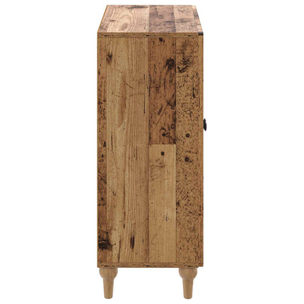 Badrumsskrubb ALKMAAR Gammalt trä 59,5 x 31 x 80 cm