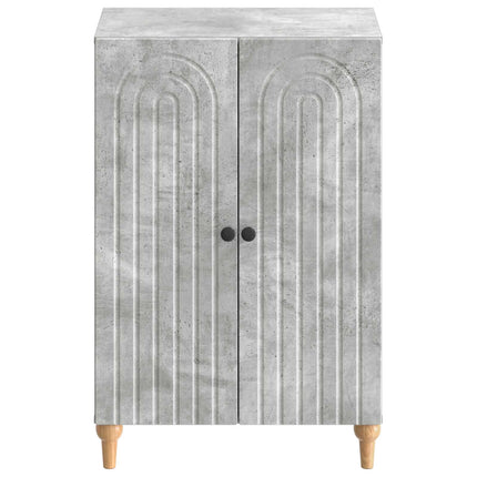 Skoskåp ALKMAAR 59,5 x 39,5 x 90 cm Konstruerat trä Betonggrå