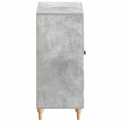 Skoskåp ALKMAAR 59,5 x 39,5 x 90 cm Konstruerat trä Betonggrå
