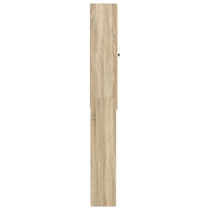 Toalett skåp ALKMAAR Sonoma-ek 66 x 25,5 x 190 cm
